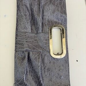 Urban Expressions Metallic Embossed Clutch  (GT)